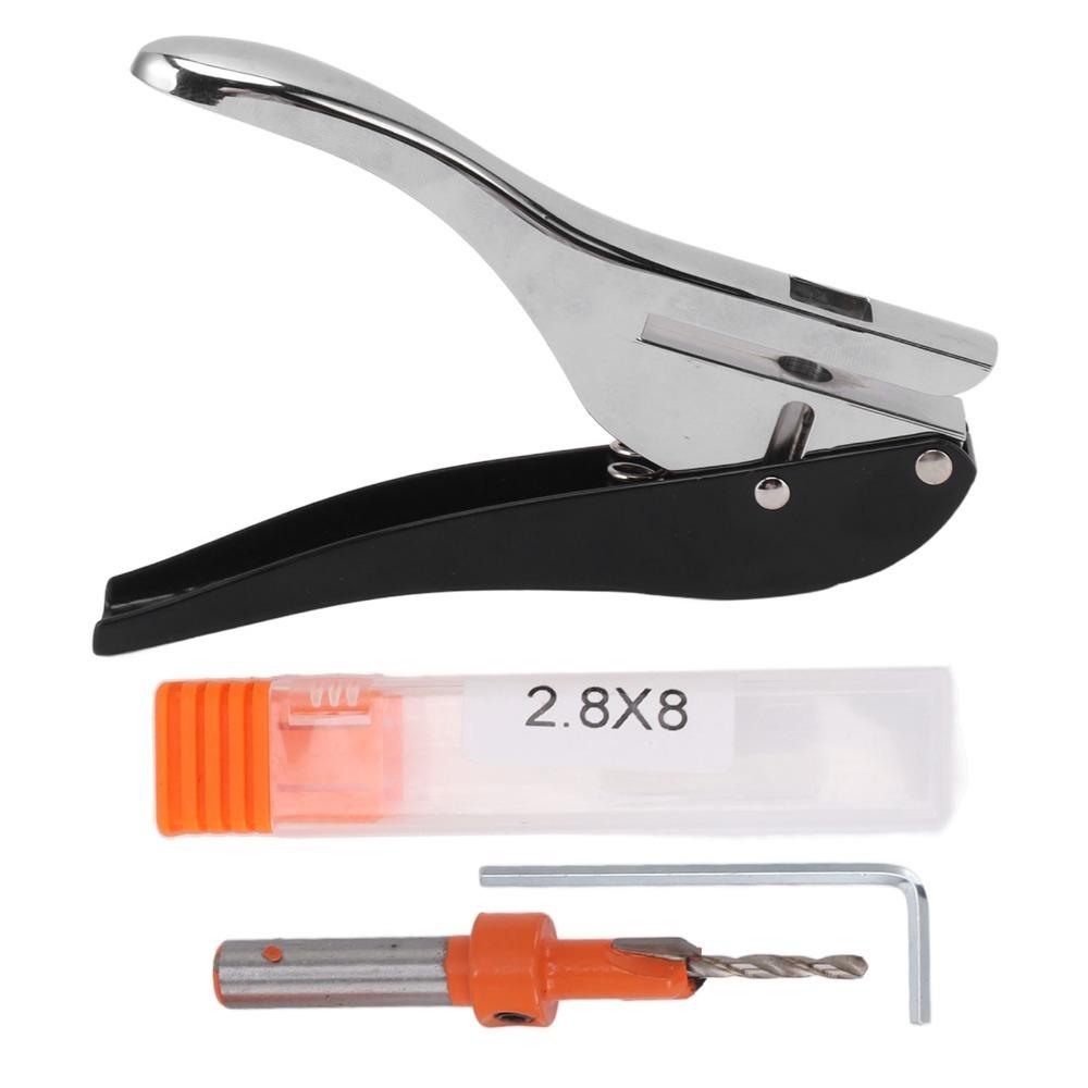 8mm / 0.3in Hole Punch Tool Accurate Positioning Hole Punching Plier Hole Punch Plier  Woodworking
