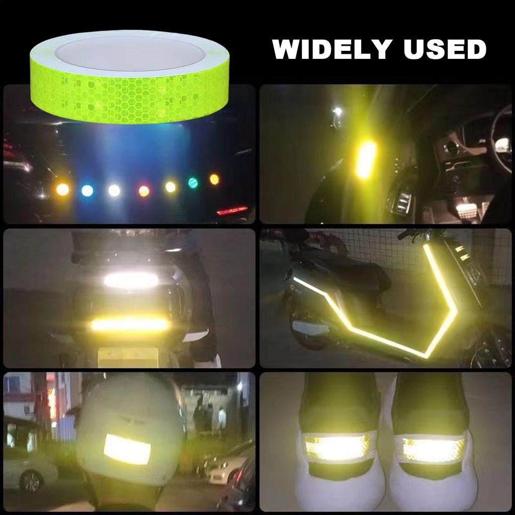 Reflective Mark Stickers Outdoor Waterproof Warning Tapes Safety Outdoor Reflective Tape Warning Tape Reflectors Safety Strip
