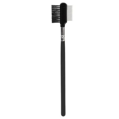 2 In 1 Eyelash Separator Brow Comb Stainless Steel Teeth Mascara Comb Grooming Makeup Tool