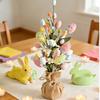 Decorative Foam Spring Egg Tulip Ornament 40cm for Indoor For Home and Party Display Lightweight and Easy To Place