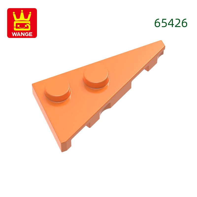 187 Stück/Los65426 2x4 Keilplatte Rechts SpitzBausteine Moc Hue Zubehör Kompatibel mit Stein DIY Ersatzteil Spielzeug