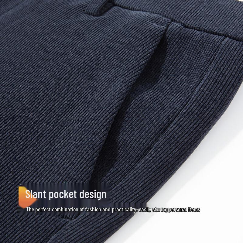 MONTAGUT Men's Wool Blend Corduroy Business Casual Pants