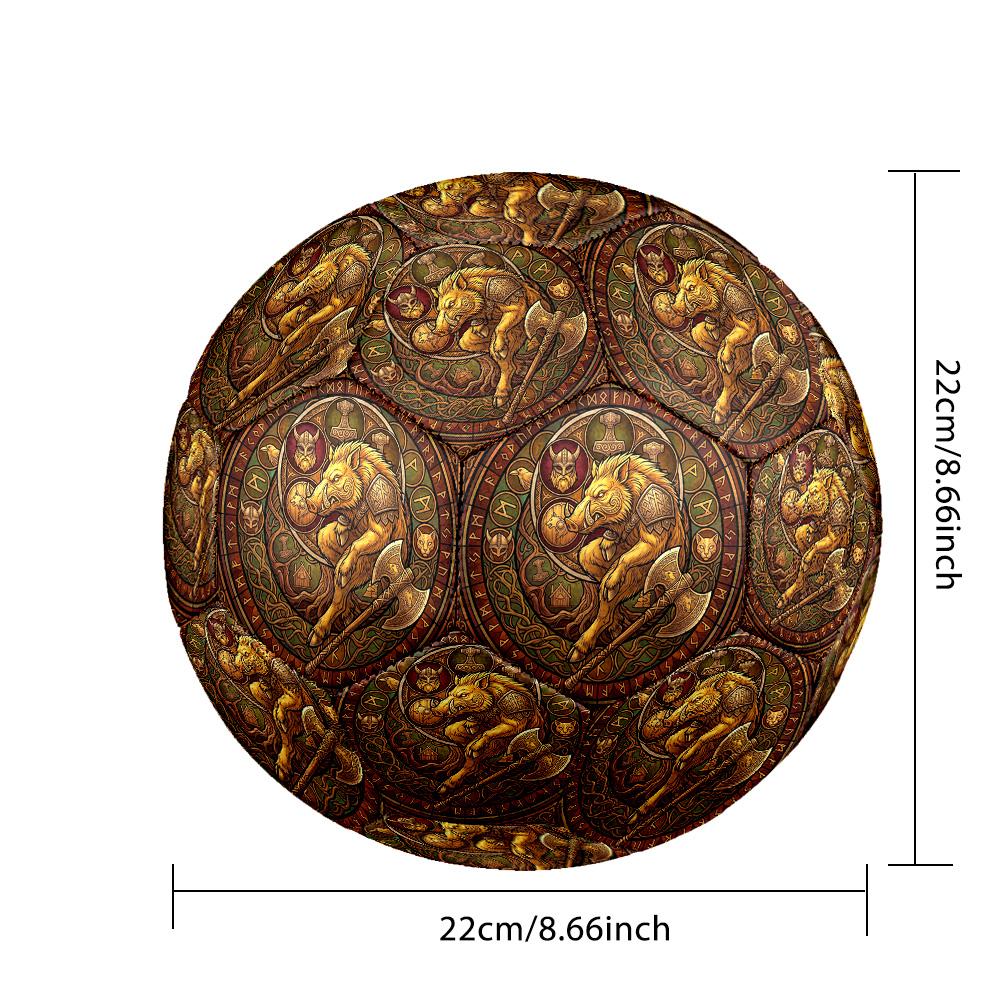 Boar Mythology Round Football Size 5 Adult Ball Suitable for Training Matches and Outdoor Team.