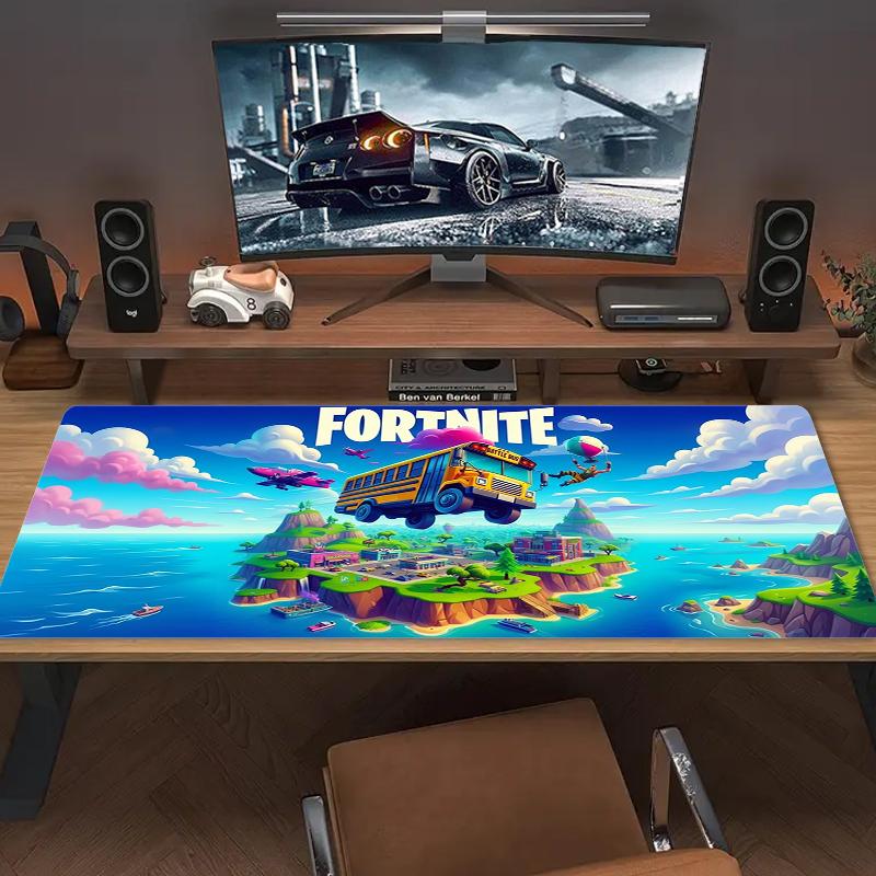 Fortnite Mouse Pad Large Gaming Table Cushion Nonslip Laptop Tablet Big Mousepad Xxl Mat Mini Pc Playmat With Lock Edge