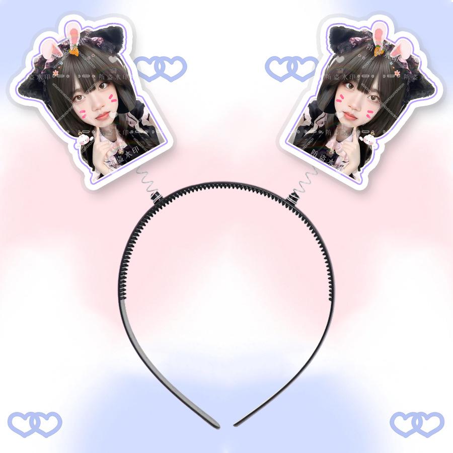 Zhang Hanrui 3D Headband Hair Clip with Picture - Concert Merchandise Support