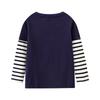 Striped Long-Sleeve Pure Cotton T-Shirt for Baby Boys - Autumn Style