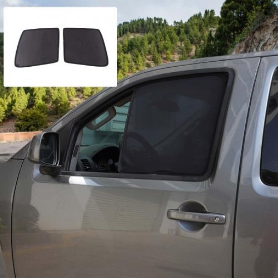 Memory Steel Front Row Window Screens Net For Nissan Frontier 2013-