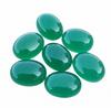 Green Onyx Round Gemstone: AAA+ Quality Oval Cabochons, Custom Sizes
