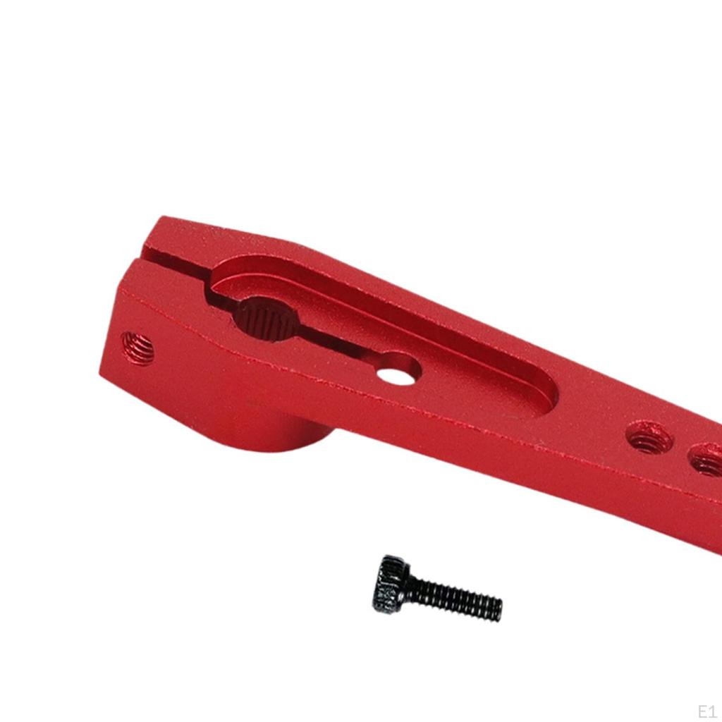 25T Aluminum Alloy Servo Long Steering Arm with Screw Metal for RC Vehicles, Cars,