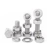 240/480-Piece M4/M5 Hex Bolts & Nuts Set, 304 Stainless Steel