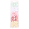 10PCS/Set 2.4Inches Solid Hair Bows With Hair Clips For Girls Headwear New Handmade Bowknot Barrettes Cute Kids Hair Accessories