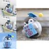 Adorable Penguin Plush Toy Motivational Graduation Gift For Students 8cm Short Plush
