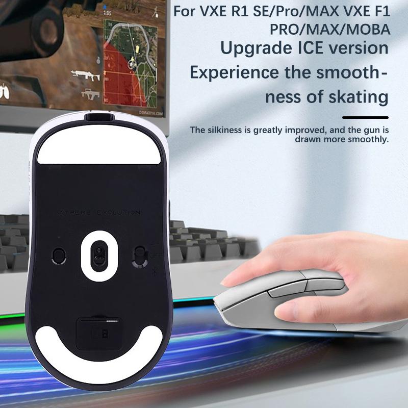Mouse Foot Sticker For Vxe R1 Se/Pro/Max/For Vxe F1 Pro/Max Gaming Mouse Non-Slip Pad E-Sport Gamer Accessories