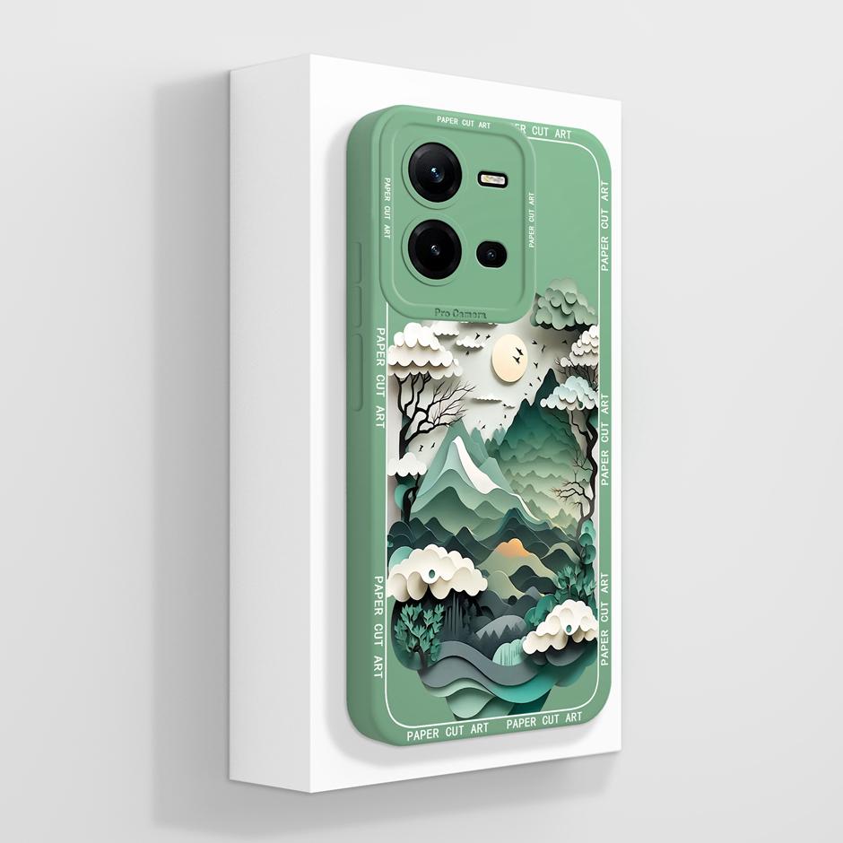 For Vivo V25 V25E 4G 5G Case Cute Advanced Sense Flowers Silicone Soft Shell For VivoV25 5G VivoV25E 4G Prevalent Fundas Bumper