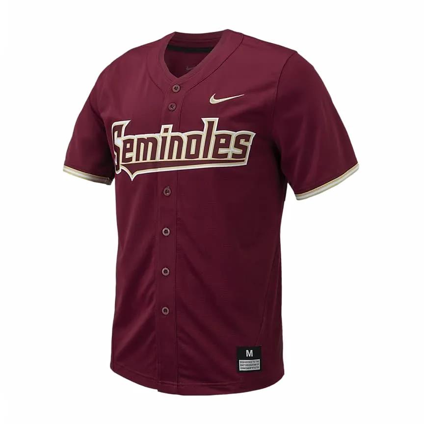 Nike Florida State Men's Nike College Replica Baseball Jersey (Unisex) Other Sportswear 17987703 | Garnet