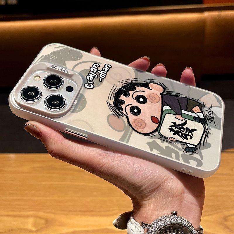 Applicable To Apple 17 Cute Fa Cai Xiaoxin Mobile Phone Case iPhone15promax Laser 14pro Matte 13 Card