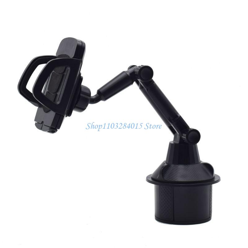 R6FF Universal Car Cup Holder Tablet Mount Stand 360° Adjustable for Mobile Cell Phone Auto GPS Bracket Interior Accessories