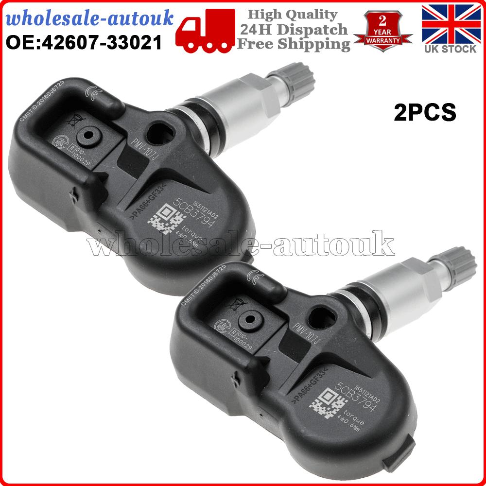 2PCS For Toyota Scion Lexus Tire Pressure Monitoring Sensor TPMS 42607-33021