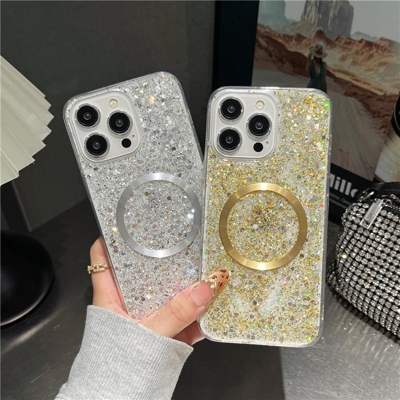 Applicable To Apple 16promax Mobile Phone Case Magnetic Starry Sky IPhone 15 Protective Case 13/14