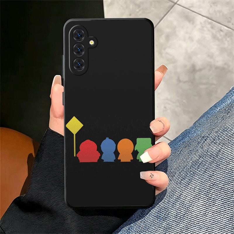 Cartoon S-South P-Parkes Soft Phone Case for Samsung A17 A37 A57 A16 A26 A36 A56 A15 A25 A35 A55 A14 A24 A34 A54 A13 A23 A33 A53
