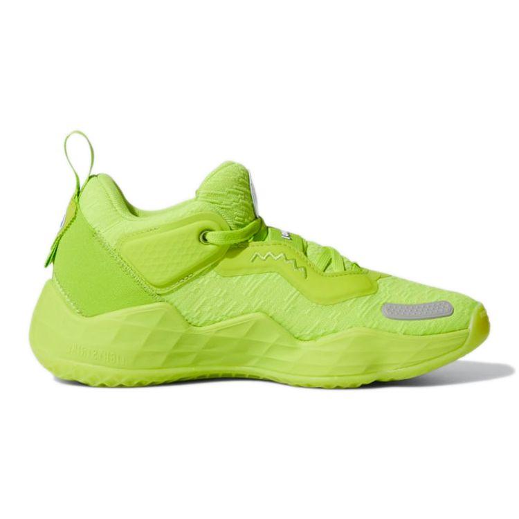 Monsters Inc. X Adidas D.O.N. Issue #3 Big Kid Mike Wazowski Kids Sneakers Green Semi-Solar-Slime Core-Black H67418