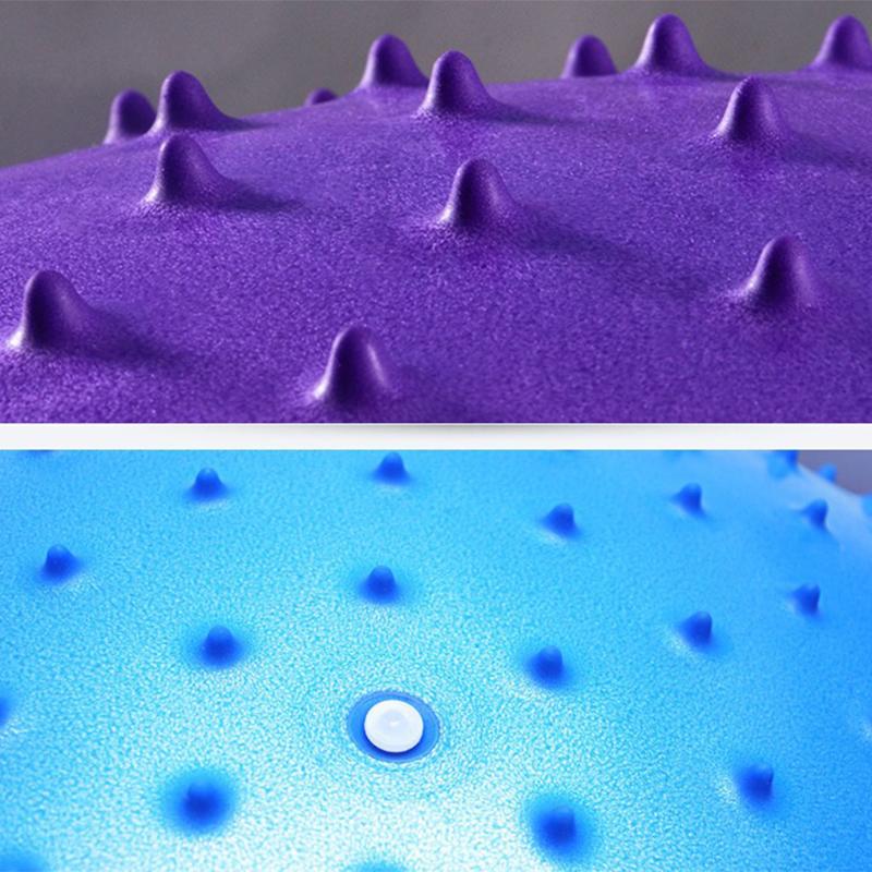 55cm/65cm/75cm/85cm Point Massasjeball Yogaball med Pump Hedgehog Fitness Baller Fitball Pilates Balansetrening Sport GYM