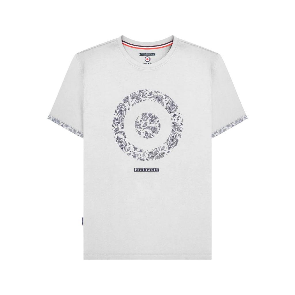 Lambretta Mens Paisley Target T-Shirt