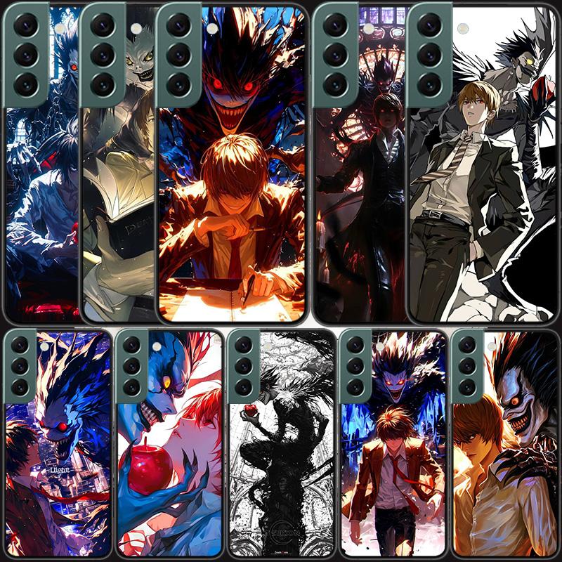 Anime Deth Note Light Yagami Phone Case For Samsung Galaxy S22 S25 Ultra S21 S10 Plus S26 Edge S20 S23 S24 FE Cover Silicone