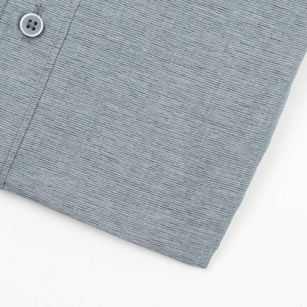 Renoma Slim Fit Cotton Polyester Blend Wrinkle Resistant Snap Collar Long Sleeve