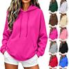 Women's Casual Long Sleeve Hoodie with Drawstring