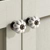 Ceramic Retro Furniture Hardware Pumpkin Single Hole Door Knob Drawer Knob Door Handle Drawer Pull