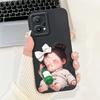 For Realme 9 4G Case RMX3521 Silicone Cute Cat Fashion Butterfly Flower Love Painted Shockproof Cover For Realme 9 4G Phone Case