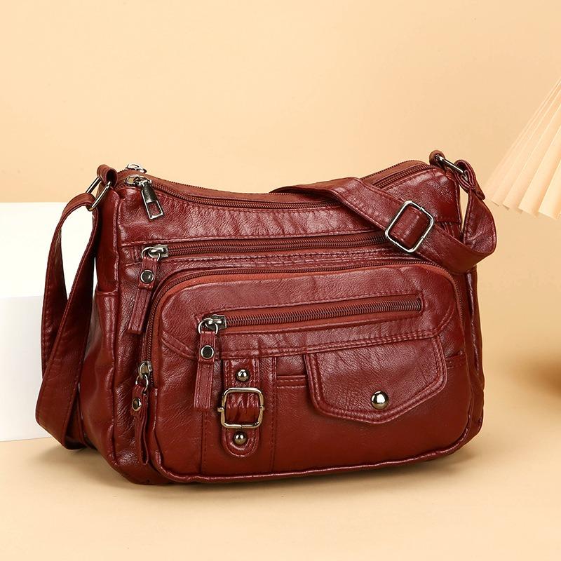 Women's Shoulder Lightweight PU Soft Leather Crossbody Bag
