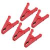 5Pcs Power Test Clip Good Electrical Conductivity Corrosion Resistance Electrical Mini Test Clamp Clips for Electronic