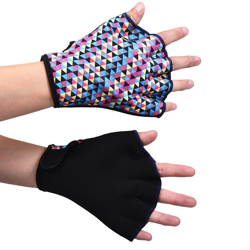 Unisex Summer Half-Finger Paddle Gloves for Water Sports and Diving