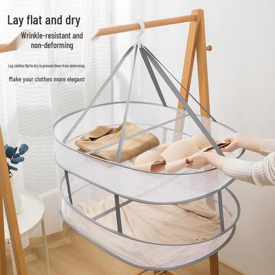 Foldable Anti-Deformation Sweater Drying Net for Wool Sweaters