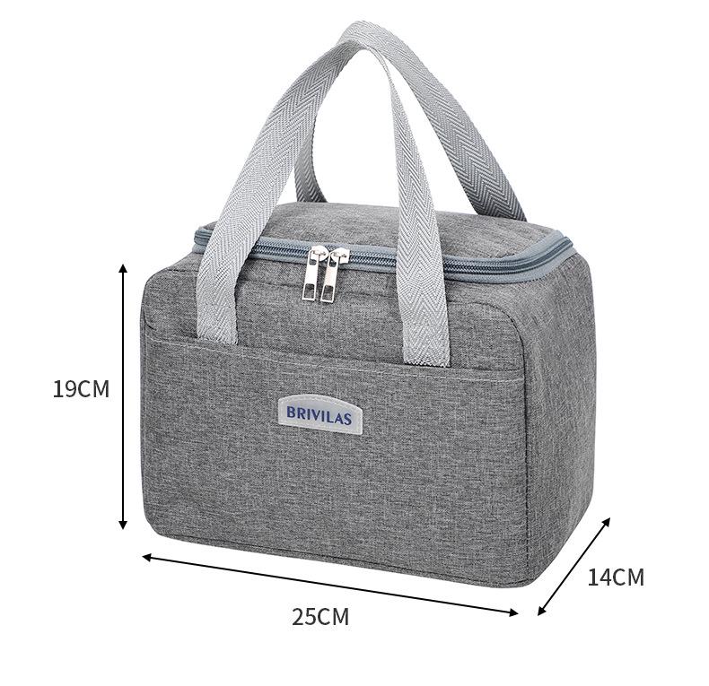 Cationic Insulated Large Capacity Lunch Handbag