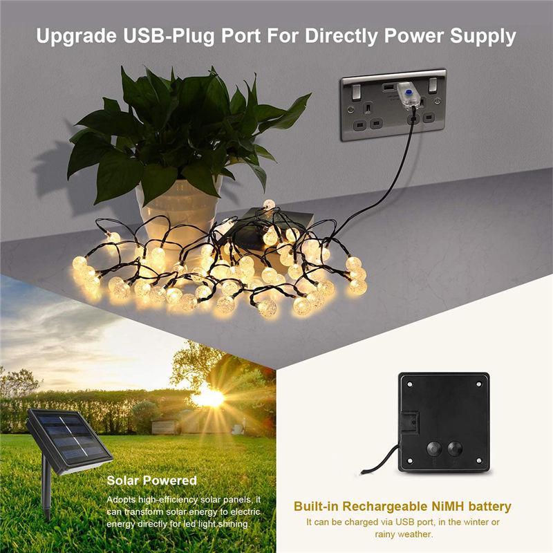 Usb solar garden lights Outlet