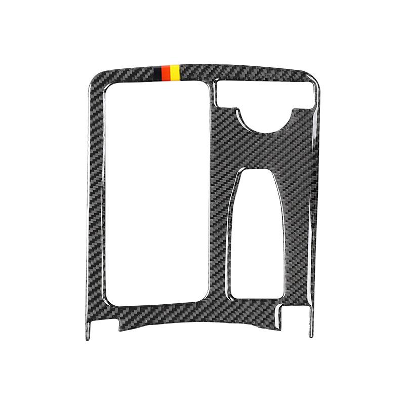 Auto Styling Carbon Fiber Multimedia Handrest Panel Covers For Mercedes Benz W204 W212 C Class E Class Interior Car Accessories