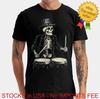 Skeleton Drummer Shirt Vintage Rock Band Tee Hot Deal T-Shirt S-4XL