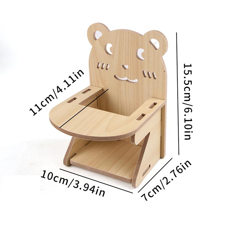 Hračky pro křečky Dřevěný most Houpačka Hračky Aktivita pro malá zvířata Lezecká hračka DIY Příslušenství do klece pro křečky