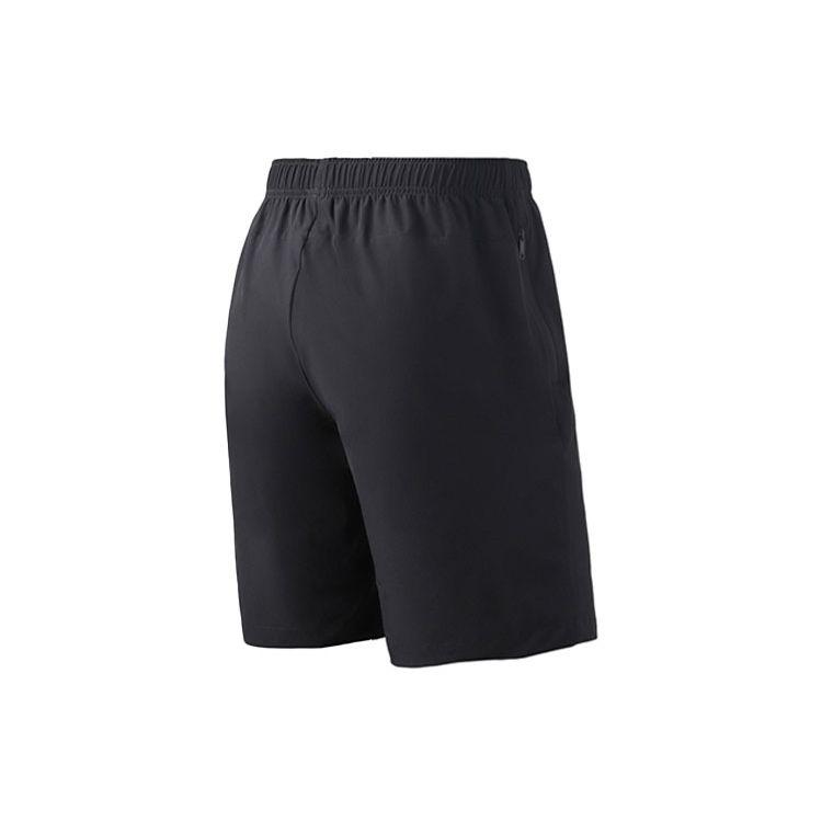 Li Ning Training Series Logo Print Breathable Casual Running Shorts Men Shorts Black AKSR111-1