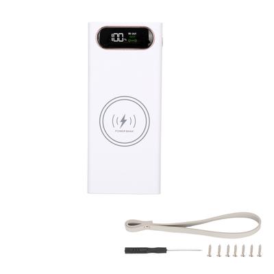 L16 DIY Power Bank 18650 Box na baterie Rychlé nabíjení 22,5W a 15W Bezdrátové nabíjení Power Bank 2 USB