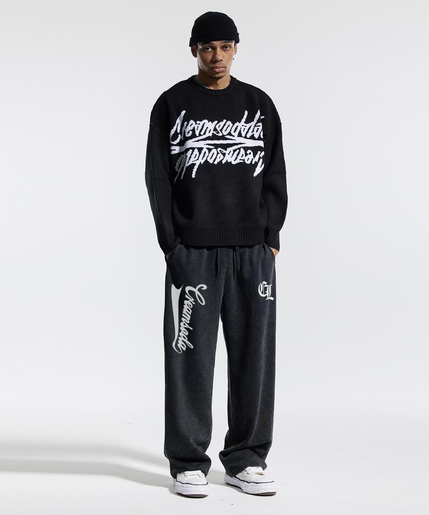 CREAM SODA LAB Old Ciel Pigment Wide String Pants