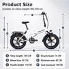 PULUMA FM2.0 Bicicletta Elettrica Pieghevole 48V15AH Batteria al Litio Rimovibile Ruota Fat 20x4.0 per Tutti i Terreni 7 Velocità Freno Idraulico 250W Ebike per Adulti