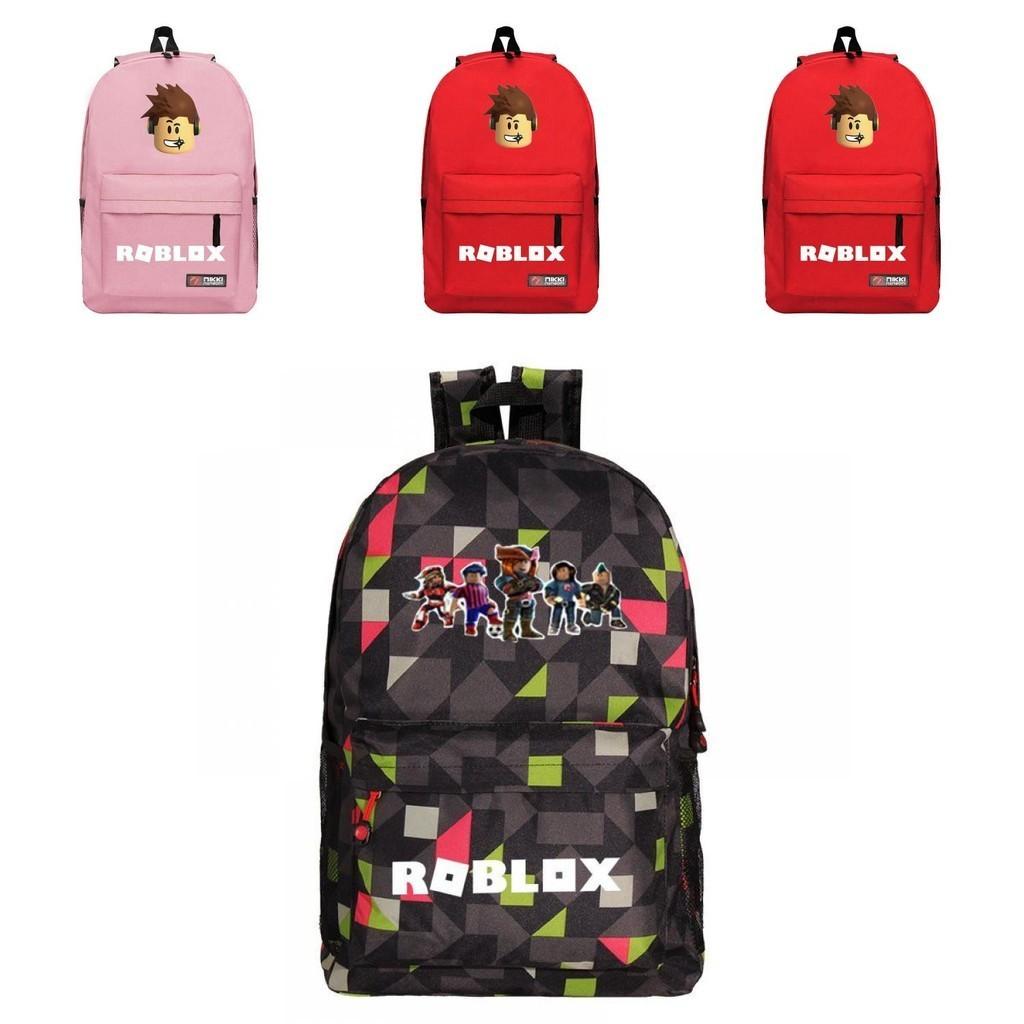 Stylish Roblox Plaid Backpack For Cool Students