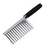 Stainless Steel Wavy Potato Cutter – Wolf Tooth Design for Vegetables