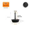 Adjustable Height Furniture Foot Pad for Sofas and Cabinets - Silent Floor Screw Pad