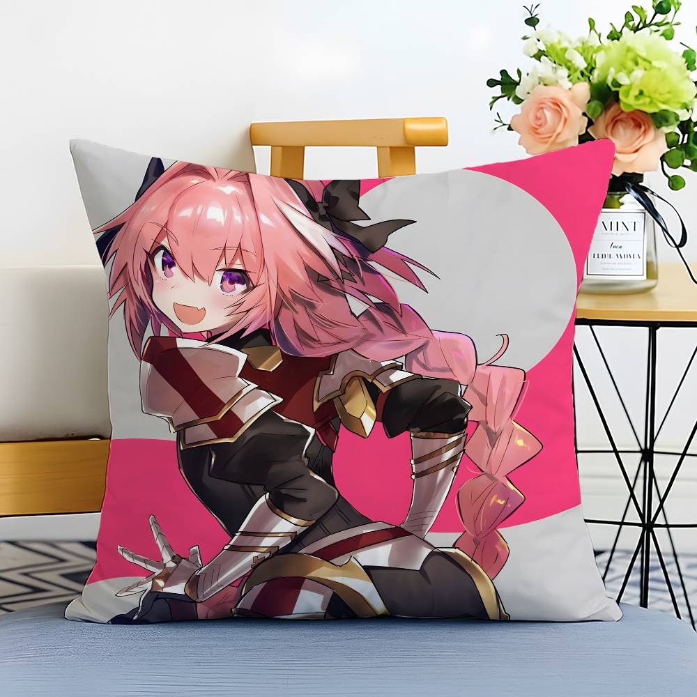 Game F-Fate Grand Order-MT Astolfo Pillow Case Printed Brushed Fleece Pillow Baby Skin-Touch Eco-Friendly Dye-Sublimat