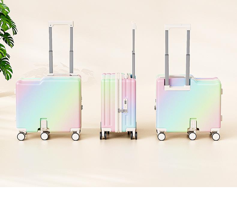 Children's 20" Ride-On Suitcase with 6 Wheels and Universal Trolley Handle